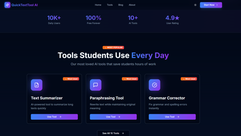 free AI tools for students