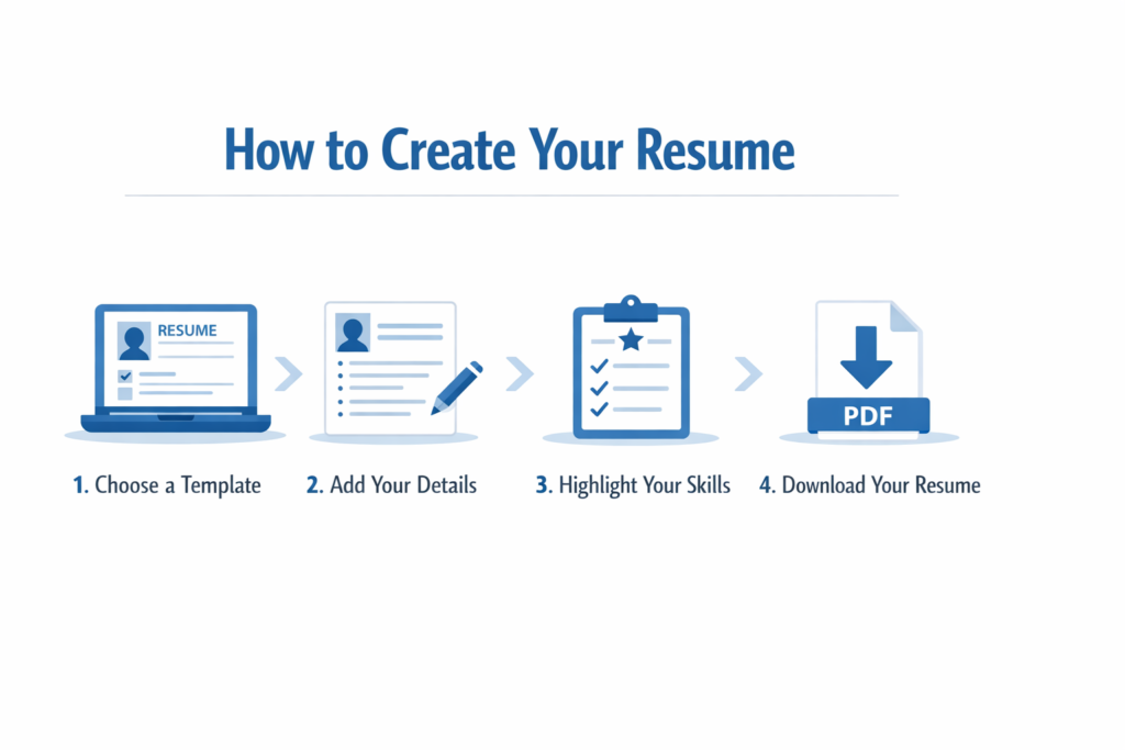 how to create resume using free resume builder for students
